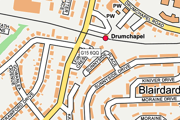 G15 6QQ map - OS OpenMap – Local (Ordnance Survey) G15 6QQ map - OS OpenMap – Local (Ordnance Survey)