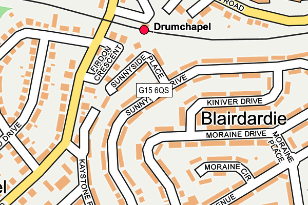 G15 6QS map - OS OpenMap – Local (Ordnance Survey) G15 6QS map - OS OpenMap – Local (Ordnance Survey)