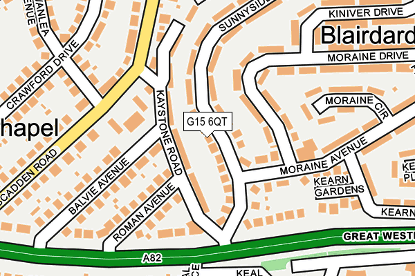 G15 6QT map - OS OpenMap – Local (Ordnance Survey) G15 6QT map - OS OpenMap – Local (Ordnance Survey)