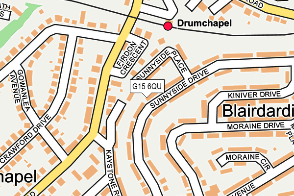 G15 6QU map - OS OpenMap – Local (Ordnance Survey) G15 6QU map - OS OpenMap – Local (Ordnance Survey)