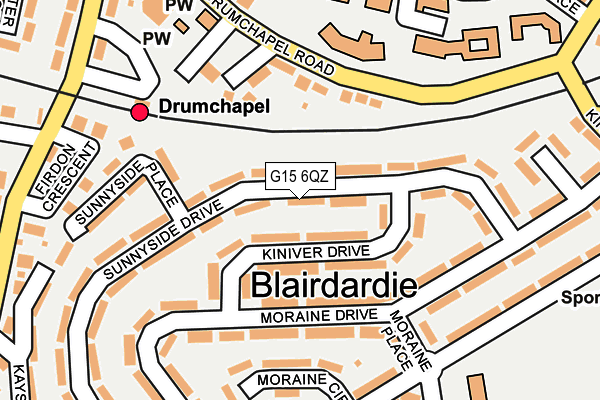 G15 6QZ map - OS OpenMap – Local (Ordnance Survey) G15 6QZ map - OS OpenMap – Local (Ordnance Survey)