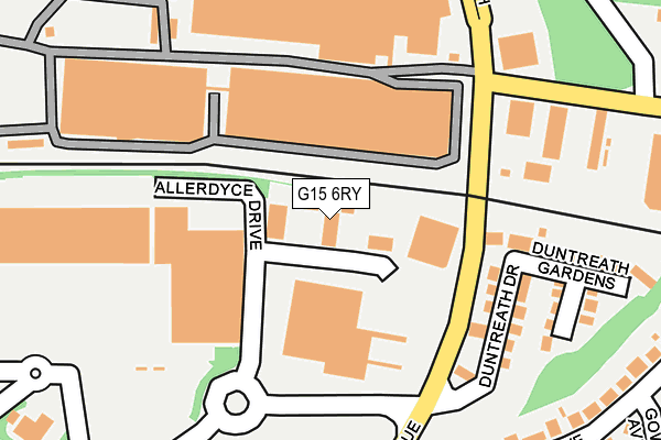 G15 6RY map - OS OpenMap – Local (Ordnance Survey) G15 6RY map - OS OpenMap – Local (Ordnance Survey)