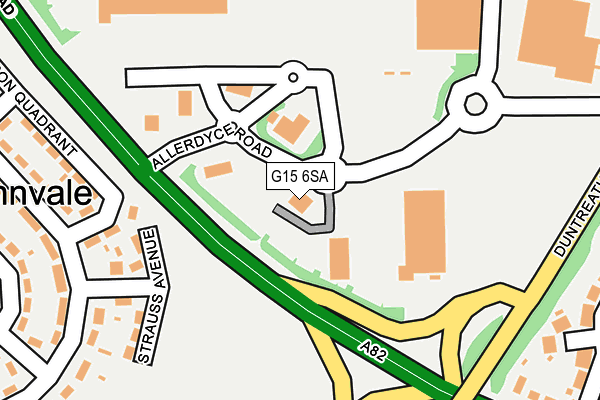 G15 6SA map - OS OpenMap – Local (Ordnance Survey) G15 6SA map - OS OpenMap – Local (Ordnance Survey)