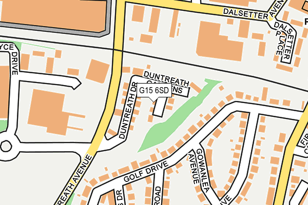 G15 6SD map - OS OpenMap – Local (Ordnance Survey) G15 6SD map - OS OpenMap – Local (Ordnance Survey)