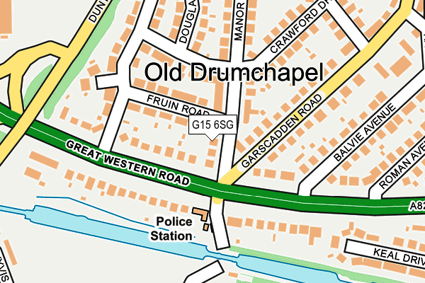 G15 6SG map - OS OpenMap – Local (Ordnance Survey) G15 6SG map - OS OpenMap – Local (Ordnance Survey)