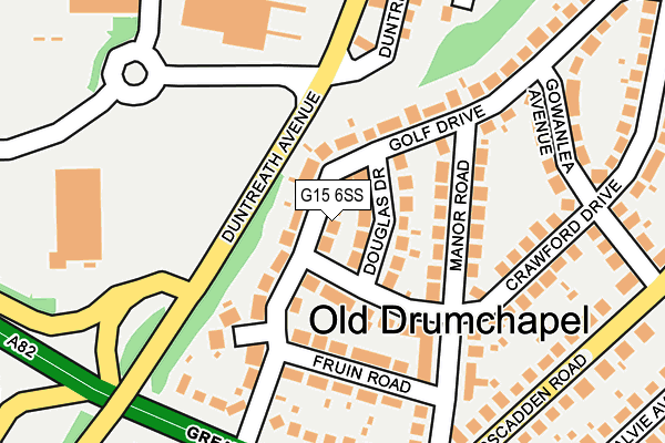 G15 6SS map - OS OpenMap – Local (Ordnance Survey) G15 6SS map - OS OpenMap – Local (Ordnance Survey)