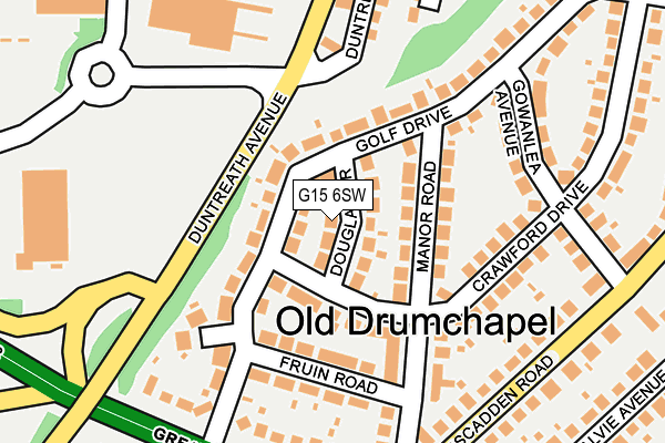 G15 6SW map - OS OpenMap – Local (Ordnance Survey) G15 6SW map - OS OpenMap – Local (Ordnance Survey)