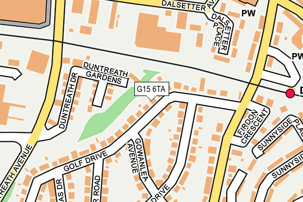 G15 6TA map - OS OpenMap – Local (Ordnance Survey) G15 6TA map - OS OpenMap – Local (Ordnance Survey)