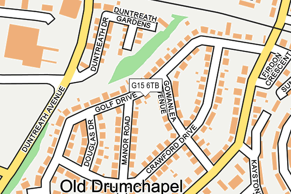 G15 6TB map - OS OpenMap – Local (Ordnance Survey) G15 6TB map - OS OpenMap – Local (Ordnance Survey)