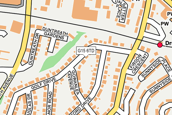 G15 6TD map - OS OpenMap – Local (Ordnance Survey) G15 6TD map - OS OpenMap – Local (Ordnance Survey)