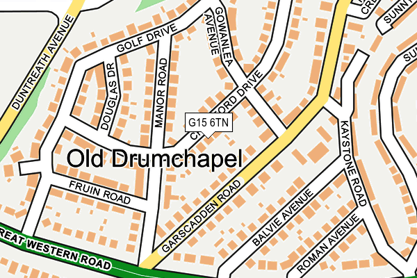 G15 6TN map - OS OpenMap – Local (Ordnance Survey) G15 6TN map - OS OpenMap – Local (Ordnance Survey)