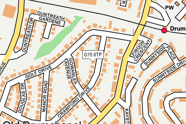 G15 6TP map - OS OpenMap – Local (Ordnance Survey) G15 6TP map - OS OpenMap – Local (Ordnance Survey)