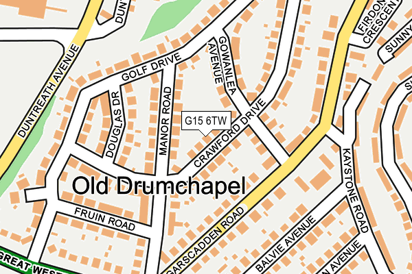 G15 6TW map - OS OpenMap – Local (Ordnance Survey) G15 6TW map - OS OpenMap – Local (Ordnance Survey)
