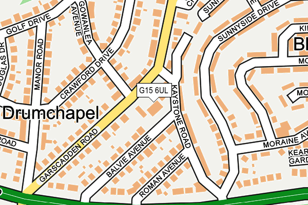 G15 6UL map - OS OpenMap – Local (Ordnance Survey) G15 6UL map - OS OpenMap – Local (Ordnance Survey)