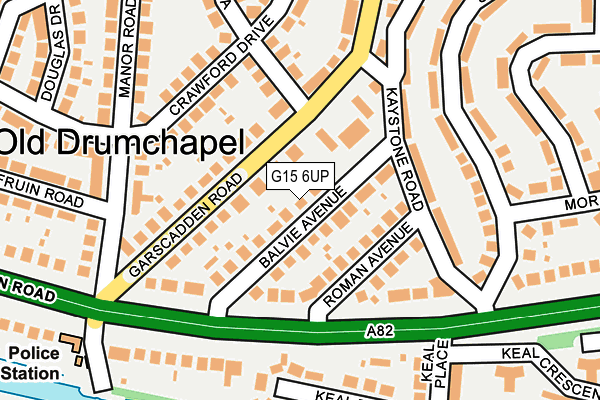 G15 6UP map - OS OpenMap – Local (Ordnance Survey) G15 6UP map - OS OpenMap – Local (Ordnance Survey)