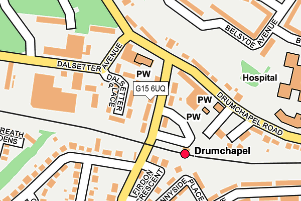 G15 6UQ map - OS OpenMap – Local (Ordnance Survey) G15 6UQ map - OS OpenMap – Local (Ordnance Survey)