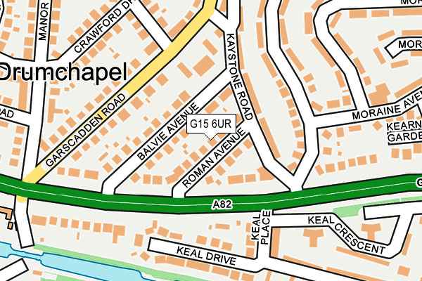 G15 6UR map - OS OpenMap – Local (Ordnance Survey) G15 6UR map - OS OpenMap – Local (Ordnance Survey)