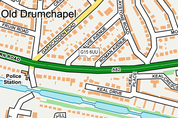 G15 6UU map - OS OpenMap – Local (Ordnance Survey) G15 6UU map - OS OpenMap – Local (Ordnance Survey)