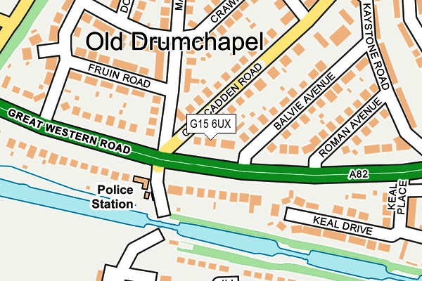 G15 6UX map - OS OpenMap – Local (Ordnance Survey) G15 6UX map - OS OpenMap – Local (Ordnance Survey)