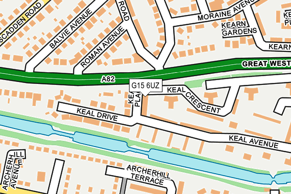 G15 6UZ map - OS OpenMap – Local (Ordnance Survey) G15 6UZ map - OS OpenMap – Local (Ordnance Survey)