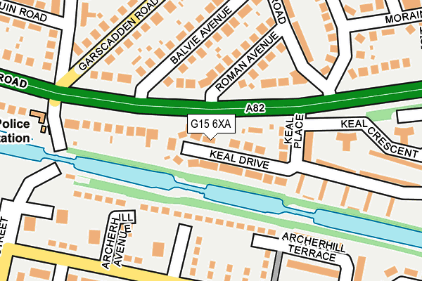 G15 6XA map - OS OpenMap – Local (Ordnance Survey) G15 6XA map - OS OpenMap – Local (Ordnance Survey)
