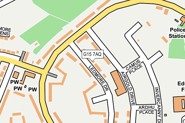 G15 7AQ map - OS OpenMap – Local (Ordnance Survey) G15 7AQ map - OS OpenMap – Local (Ordnance Survey)