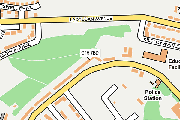G15 7BD map - OS OpenMap – Local (Ordnance Survey) G15 7BD map - OS OpenMap – Local (Ordnance Survey)