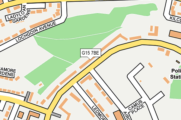G15 7BE map - OS OpenMap – Local (Ordnance Survey) G15 7BE map - OS OpenMap – Local (Ordnance Survey)