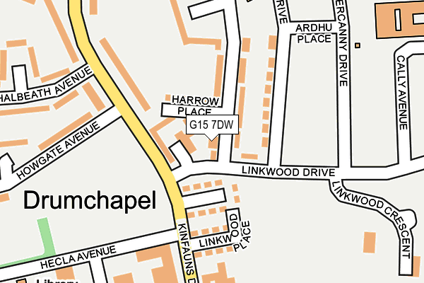 G15 7DW map - OS OpenMap – Local (Ordnance Survey) G15 7DW map - OS OpenMap – Local (Ordnance Survey)