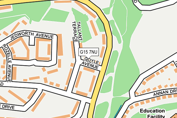 G15 7NU map - OS OpenMap – Local (Ordnance Survey) G15 7NU map - OS OpenMap – Local (Ordnance Survey)