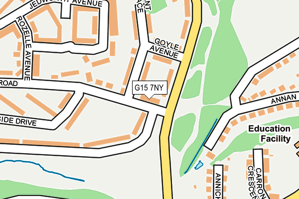G15 7NY map - OS OpenMap – Local (Ordnance Survey) G15 7NY map - OS OpenMap – Local (Ordnance Survey)