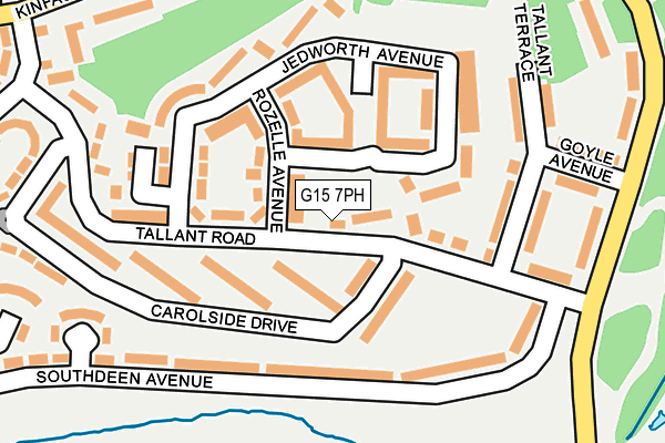 G15 7PH map - OS OpenMap – Local (Ordnance Survey) G15 7PH map - OS OpenMap – Local (Ordnance Survey)