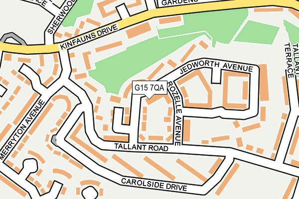 G15 7QA map - OS OpenMap – Local (Ordnance Survey) G15 7QA map - OS OpenMap – Local (Ordnance Survey)