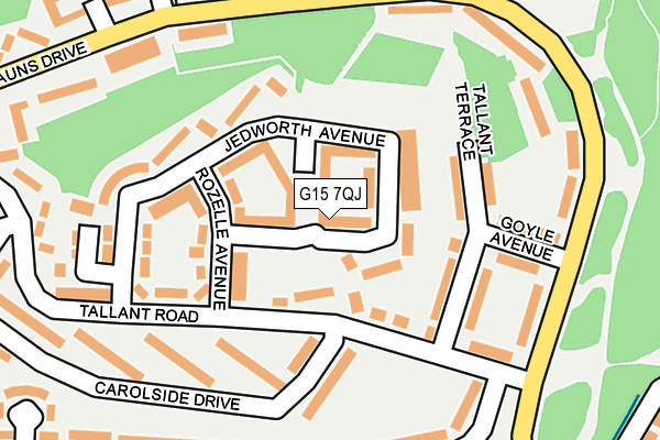 G15 7QJ map - OS OpenMap – Local (Ordnance Survey) G15 7QJ map - OS OpenMap – Local (Ordnance Survey)