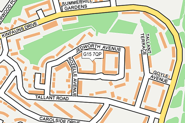 G15 7QP map - OS OpenMap – Local (Ordnance Survey)