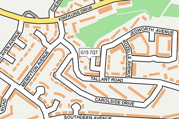 G15 7QT map - OS OpenMap – Local (Ordnance Survey) G15 7QT map - OS OpenMap – Local (Ordnance Survey)