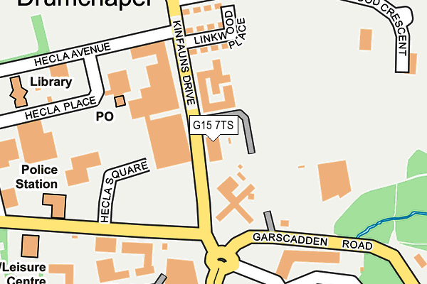 G15 7TS map - OS OpenMap – Local (Ordnance Survey)