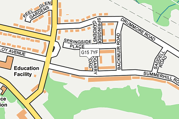G15 7YF map - OS OpenMap – Local (Ordnance Survey) G15 7YF map - OS OpenMap – Local (Ordnance Survey)