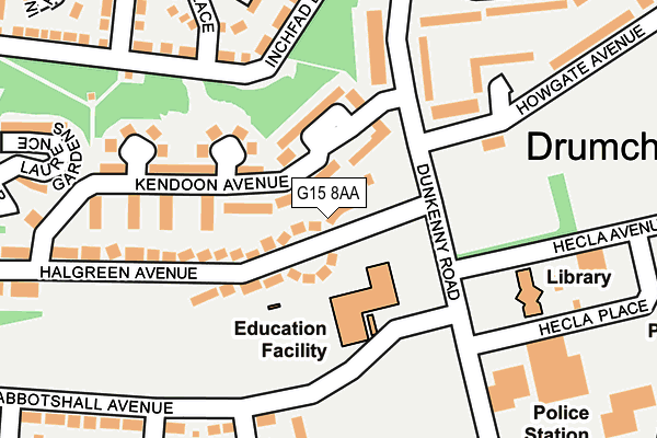 G15 8AA map - OS OpenMap – Local (Ordnance Survey) G15 8AA map - OS OpenMap – Local (Ordnance Survey)