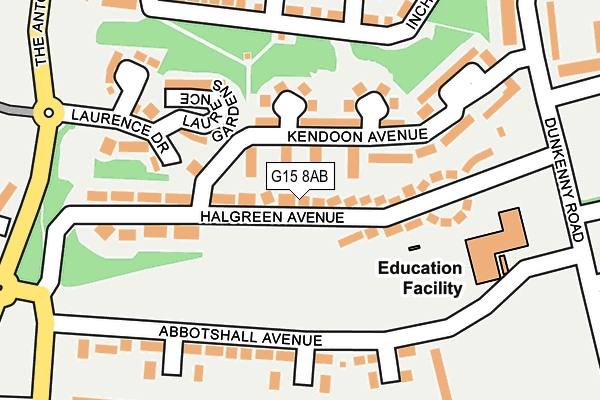 G15 8AB map - OS OpenMap – Local (Ordnance Survey) G15 8AB map - OS OpenMap – Local (Ordnance Survey)