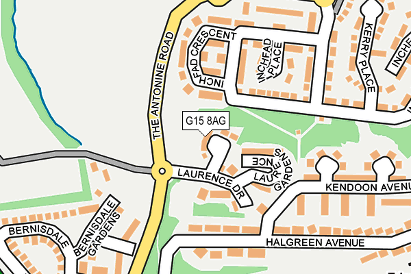 G15 8AG map - OS OpenMap – Local (Ordnance Survey) G15 8AG map - OS OpenMap – Local (Ordnance Survey)