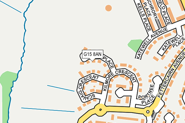 G15 8AN map - OS OpenMap – Local (Ordnance Survey) G15 8AN map - OS OpenMap – Local (Ordnance Survey)