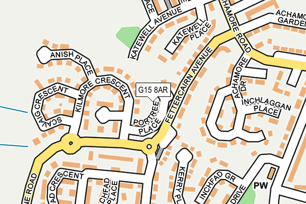 G15 8AR map - OS OpenMap – Local (Ordnance Survey) G15 8AR map - OS OpenMap – Local (Ordnance Survey)