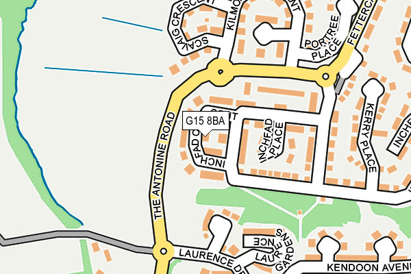 G15 8BA map - OS OpenMap – Local (Ordnance Survey) G15 8BA map - OS OpenMap – Local (Ordnance Survey)