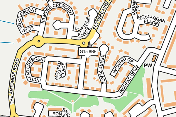 G15 8BF map - OS OpenMap – Local (Ordnance Survey) G15 8BF map - OS OpenMap – Local (Ordnance Survey)