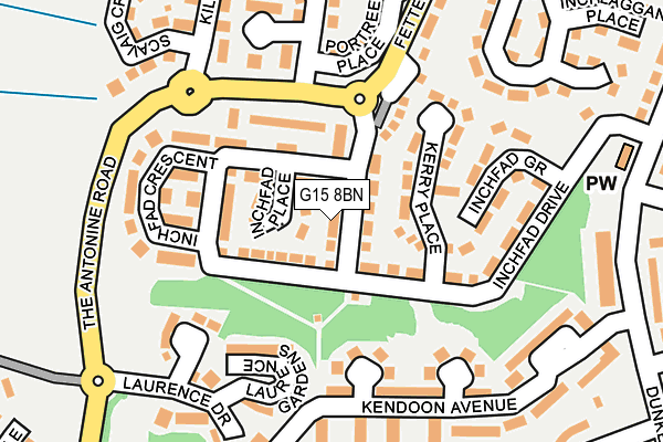 G15 8BN map - OS OpenMap – Local (Ordnance Survey) G15 8BN map - OS OpenMap – Local (Ordnance Survey)