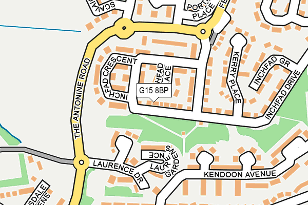 G15 8BP map - OS OpenMap – Local (Ordnance Survey) G15 8BP map - OS OpenMap – Local (Ordnance Survey)