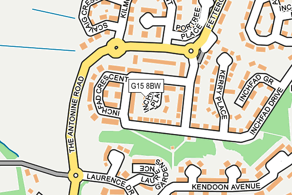 G15 8BW map - OS OpenMap – Local (Ordnance Survey) G15 8BW map - OS OpenMap – Local (Ordnance Survey)