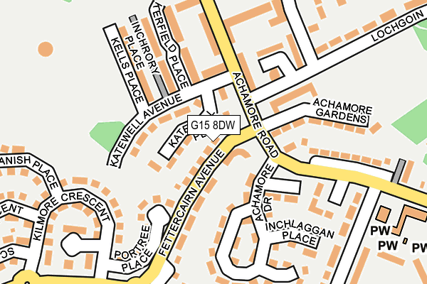 G15 8DW map - OS OpenMap – Local (Ordnance Survey) G15 8DW map - OS OpenMap – Local (Ordnance Survey)