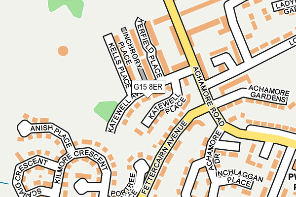 G15 8ER map - OS OpenMap – Local (Ordnance Survey) G15 8ER map - OS OpenMap – Local (Ordnance Survey)